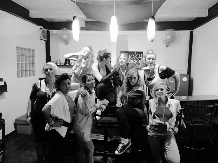 Vim, Peta, Sam, Hannah and Chelsea