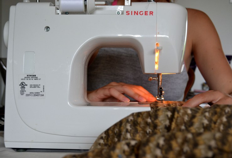 me sewing